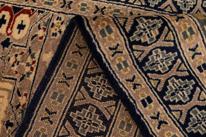 2' 7 x 4' 8 Hand Knotted Bokhara Oriental Wool Rug