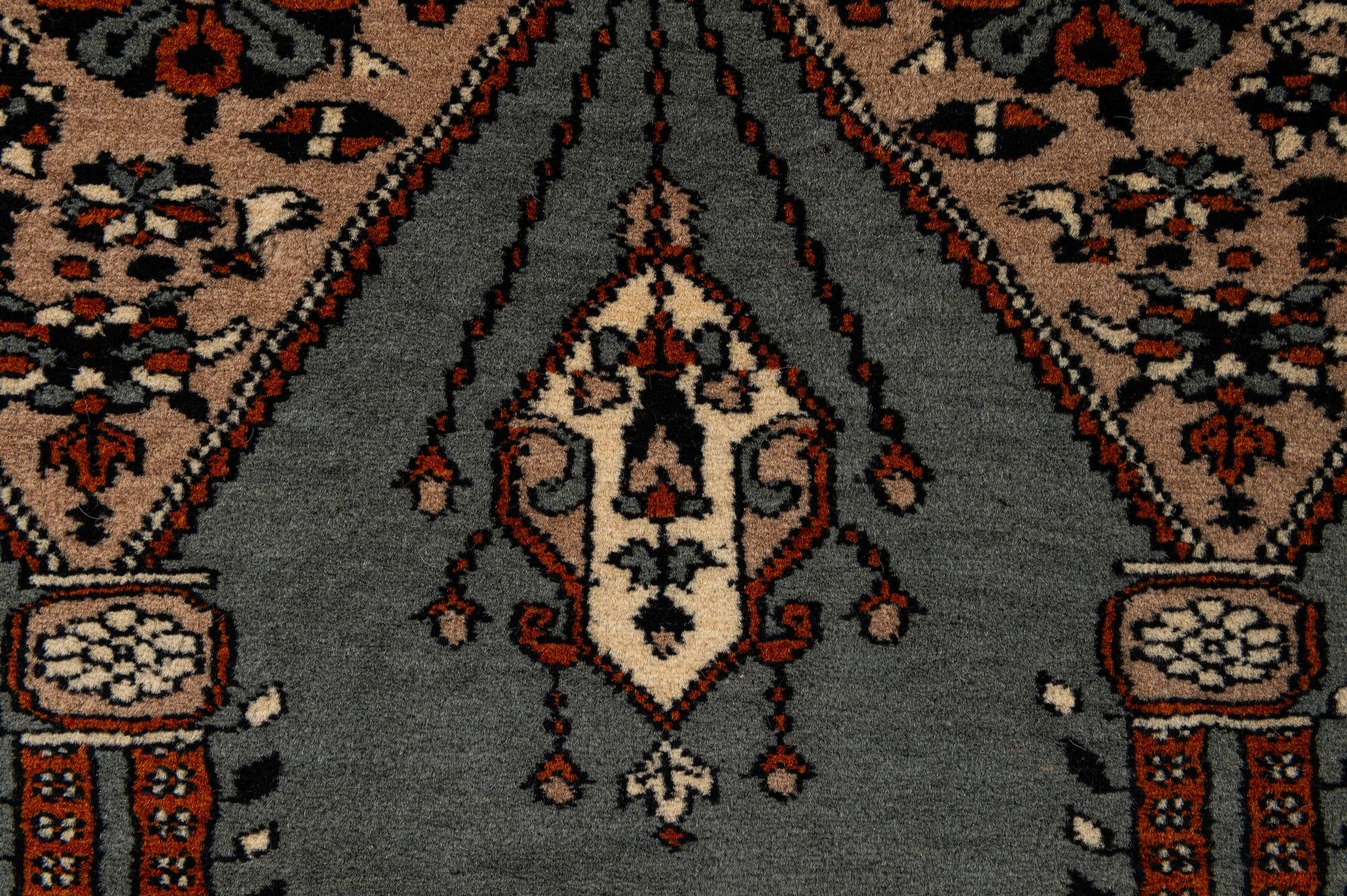 2' 8 x 4' Hand Knotted Bokhara Oriental Wool Rug