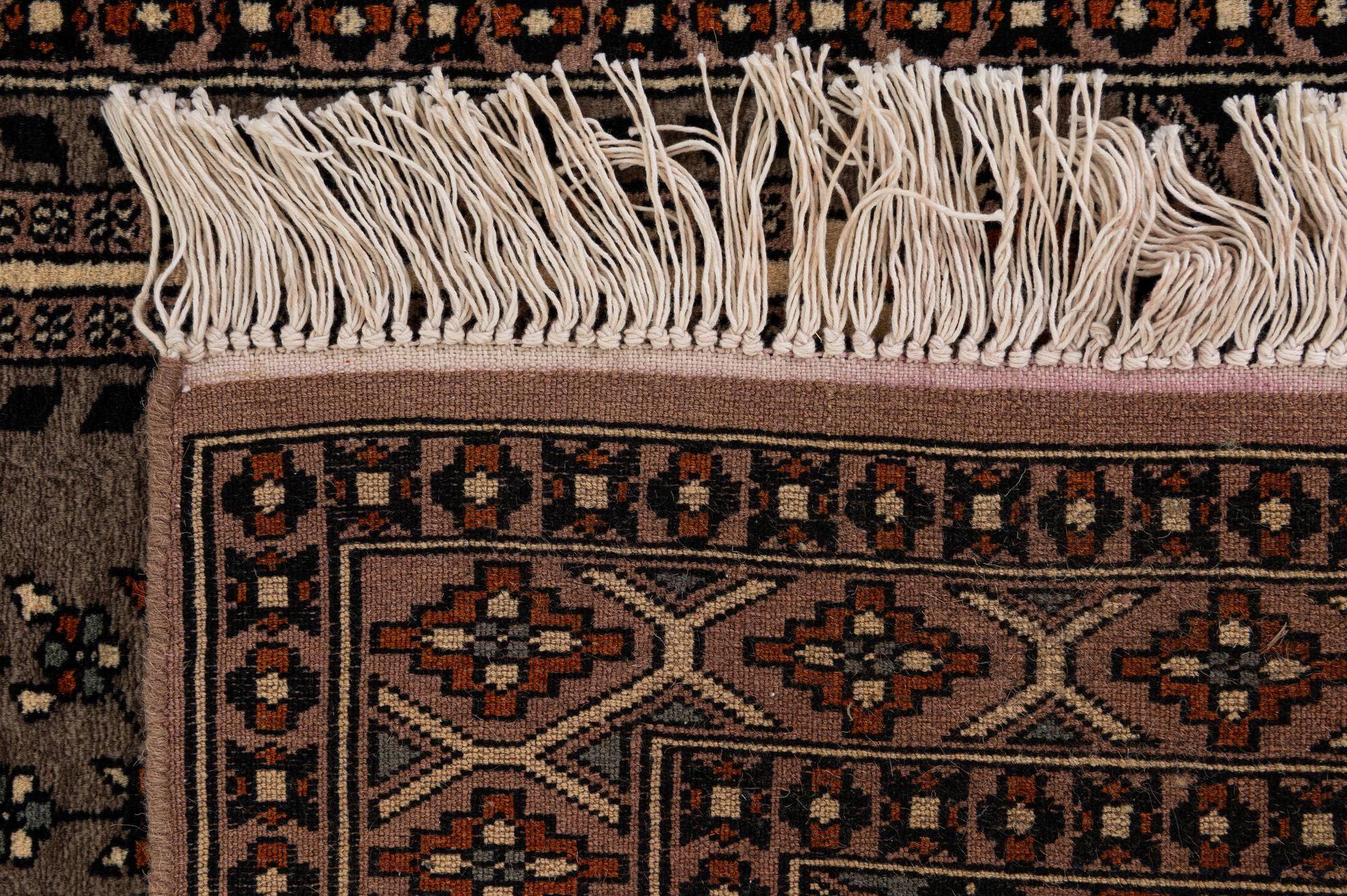 2' 7 x 4' 8 Hand Knotted Bokhara Oriental Wool Rug