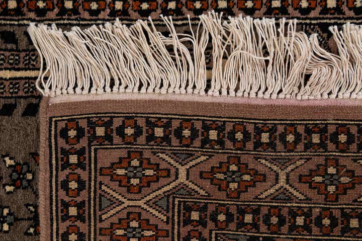 2' 7 x 4' 8 Hand Knotted Bokhara Oriental Wool Rug
