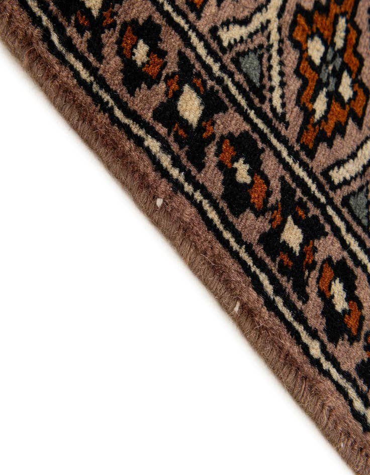 Detail image of 2' 7 x 4' 8 Hand Knotted Bokhara Oriental Wool Rug