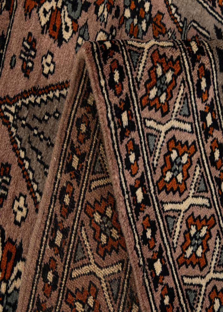 2' 7 x 4' 8 Hand Knotted Bokhara Oriental Wool Rug