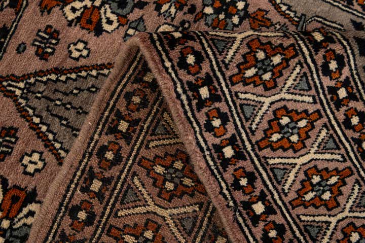 2' 7 x 4' 8 Hand Knotted Bokhara Oriental Wool Rug