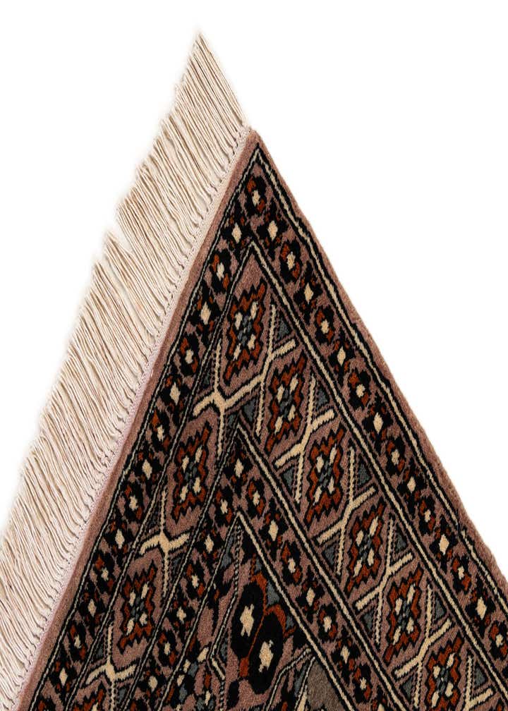 2' 7 x 4' 8 Hand Knotted Bokhara Oriental Wool Rug
