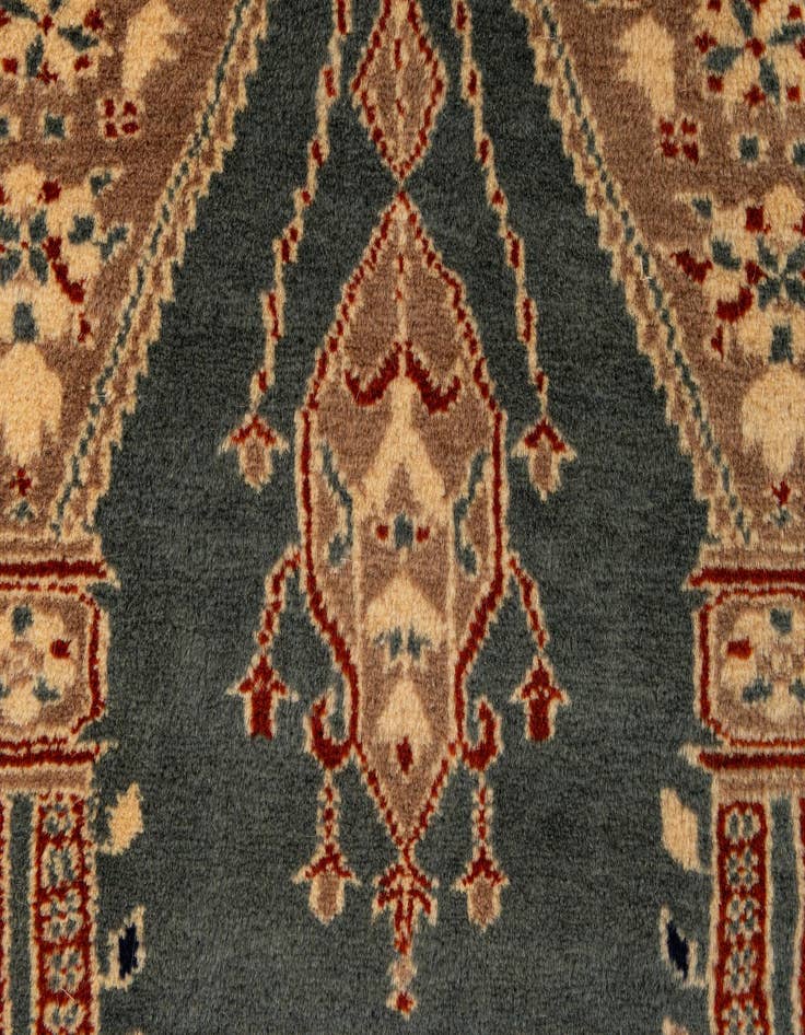 Detail image of 2' 8 x 4' 3  Hand Knotted Bokhara Oriental Wool Rug