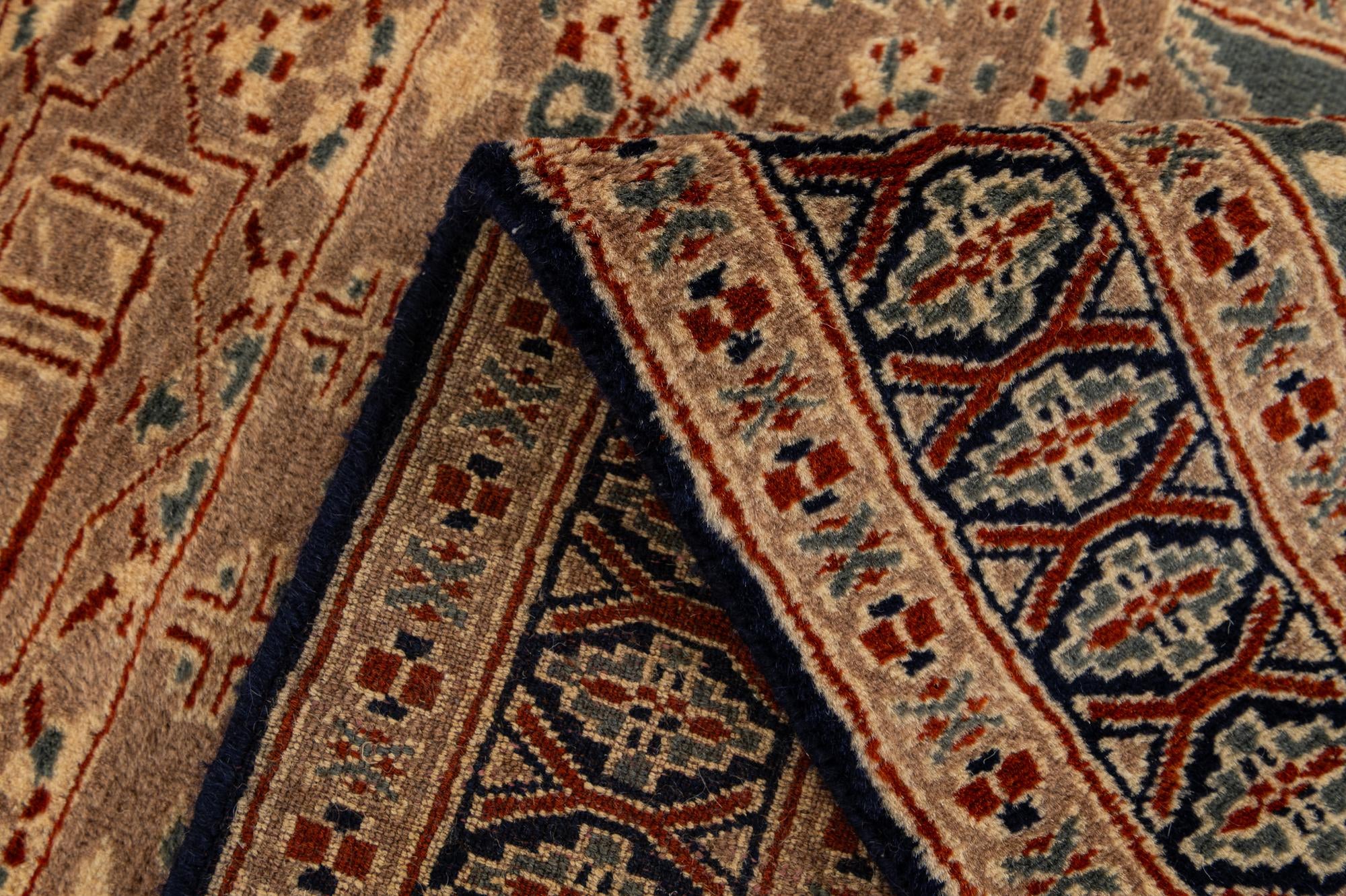 2' 8 x 4' 3 Hand Knotted Bokhara Oriental Wool Rug
