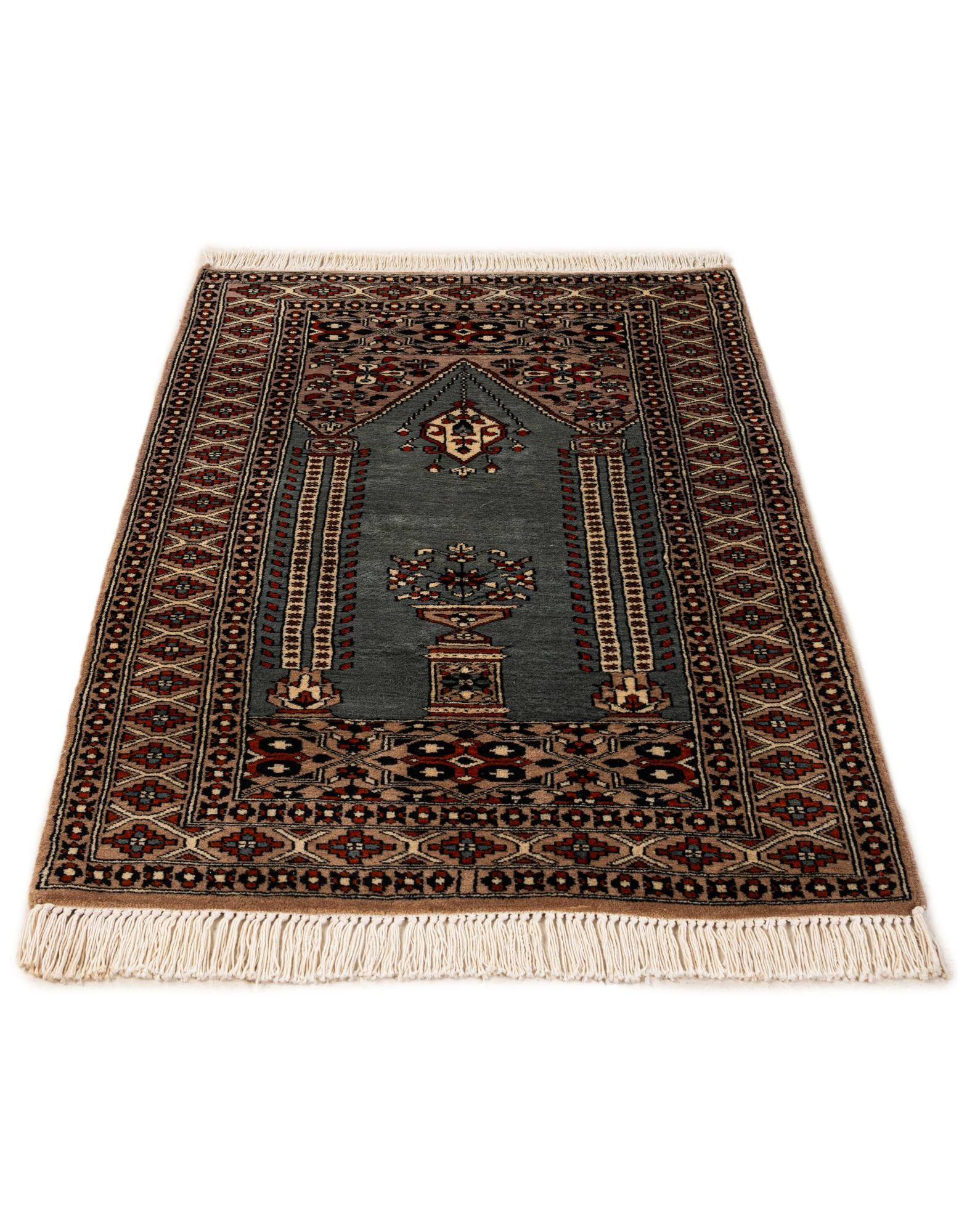 2' 8 x 4' 4 Hand Knotted Bokhara Oriental Wool Rug