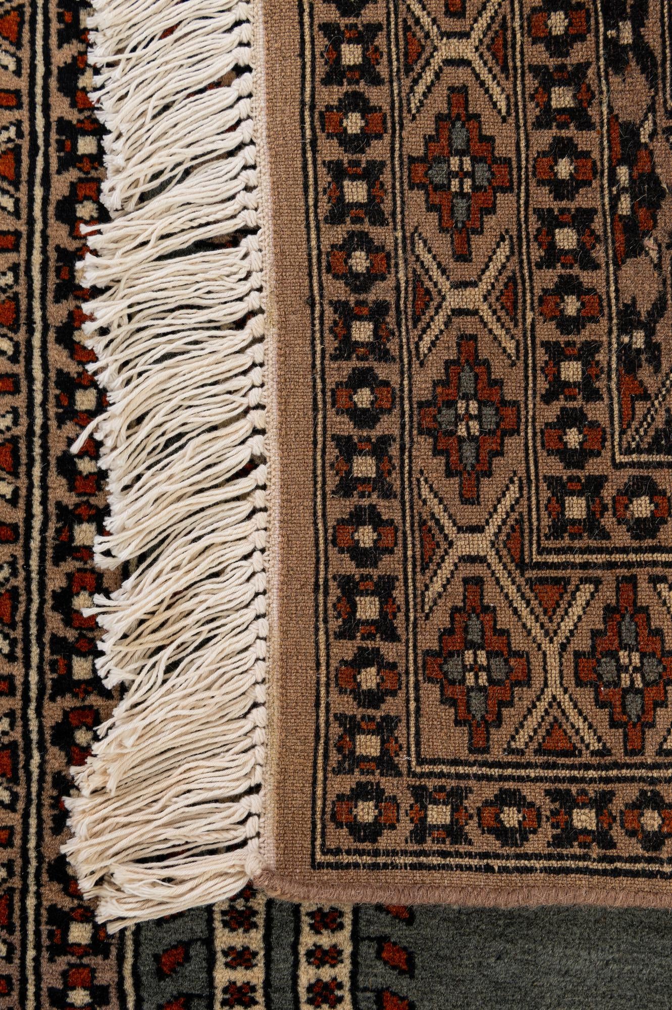 2' 8 x 4' 4 Hand Knotted Bokhara Oriental Wool Rug