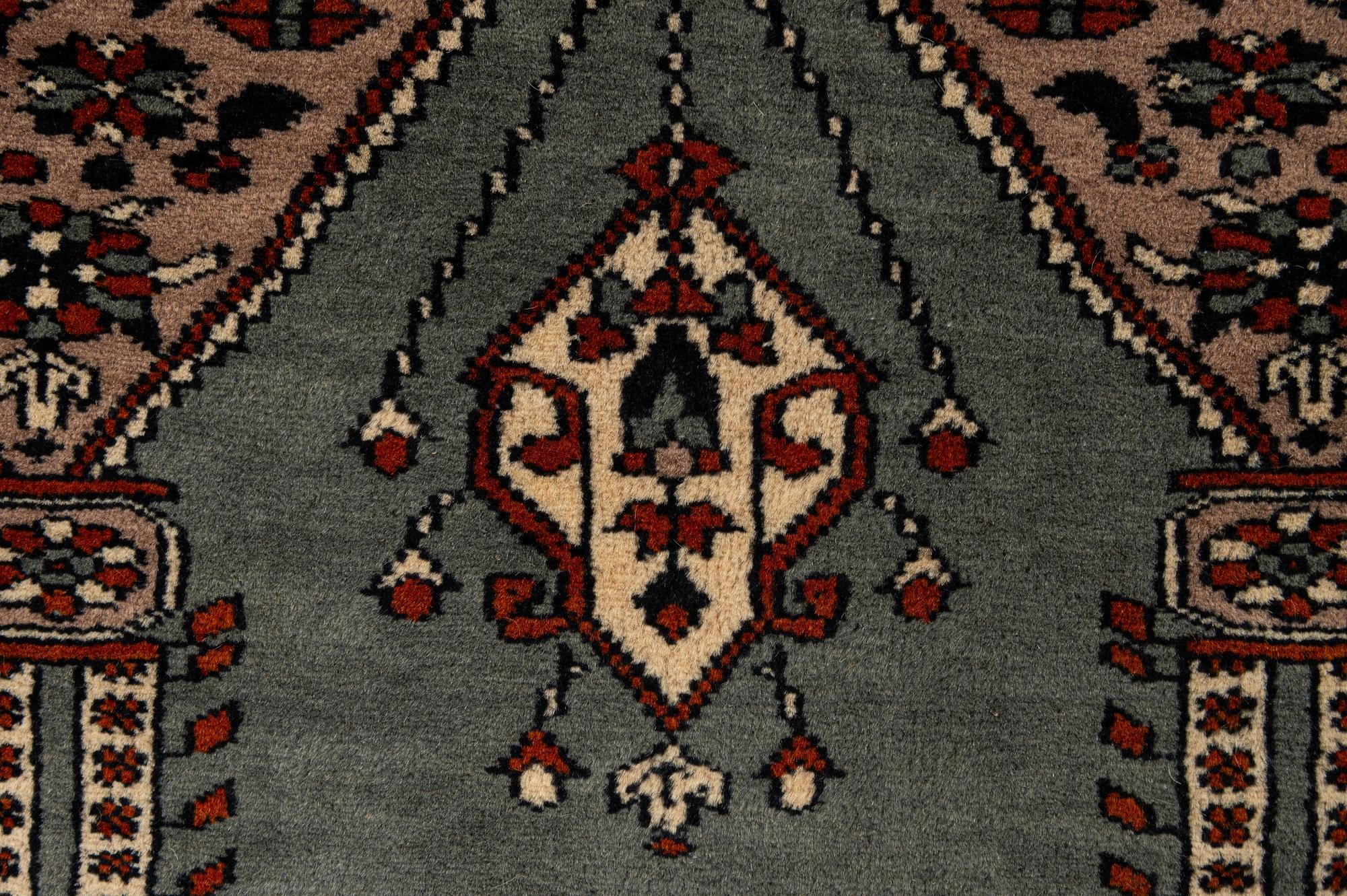 2' 8 x 4' 4 Hand Knotted Bokhara Oriental Wool Rug