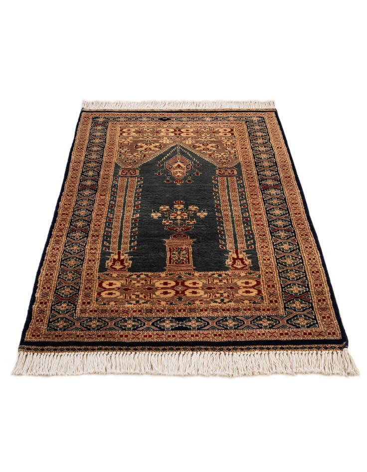 Detail image of 2' 8 x 4' 5 Hand Knotted Bokhara Oriental Wool Rug