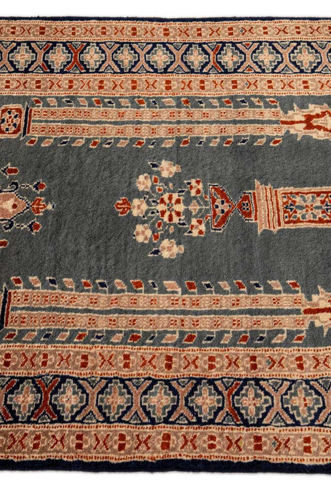 2' 8 x 4' 5 Hand Knotted Bokhara Oriental Wool Rug