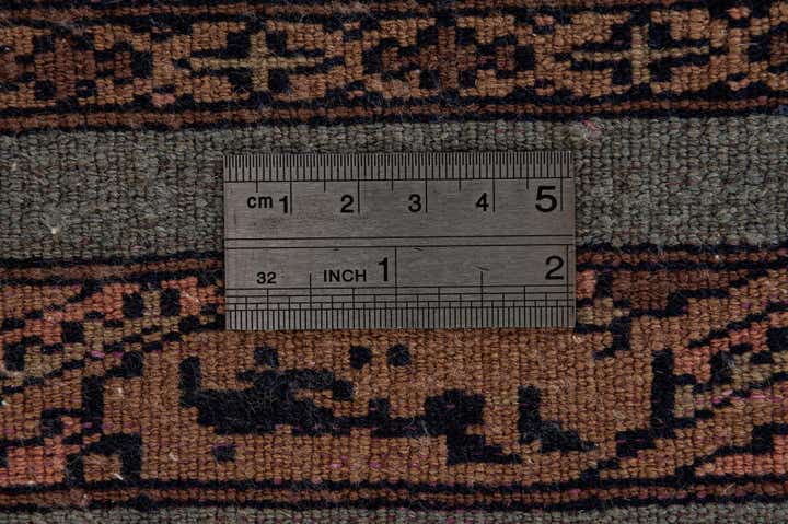 2' 7 x 3' 10 Hand Knotted Bokhara Oriental Wool Rug