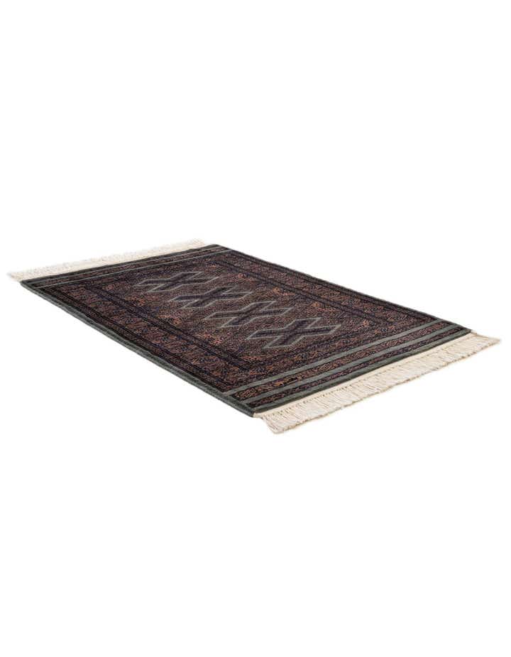 2' 7 x 3' 10 Hand Knotted Bokhara Oriental Wool Rug