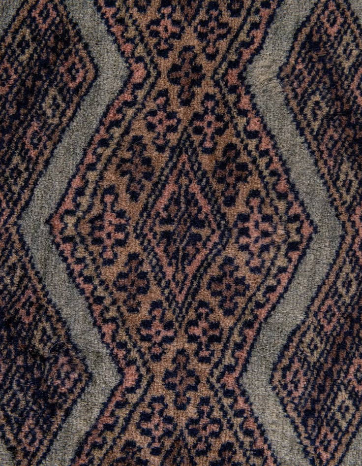 Detail image of 2' 7 x 3' 10  Hand Knotted Bokhara Oriental Wool Rug