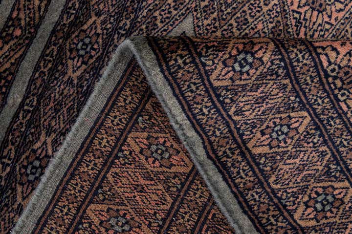 2' 7 x 3' 10 Hand Knotted Bokhara Oriental Wool Rug