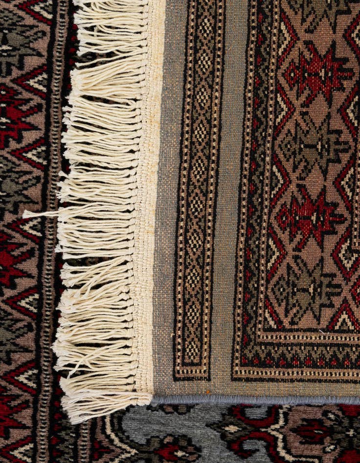 Detail image of 2' 7 x 4' 1  Hand Knotted Bokhara Oriental Wool Rug