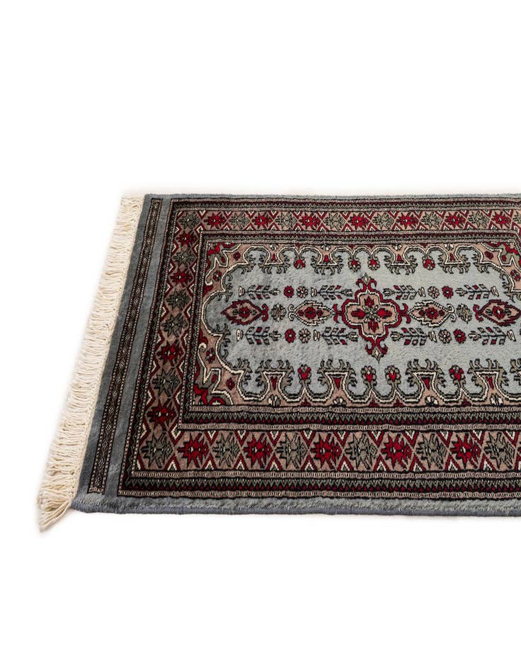 Detail image of 2' 7 x 4' 1  Hand Knotted Bokhara Oriental Wool Rug