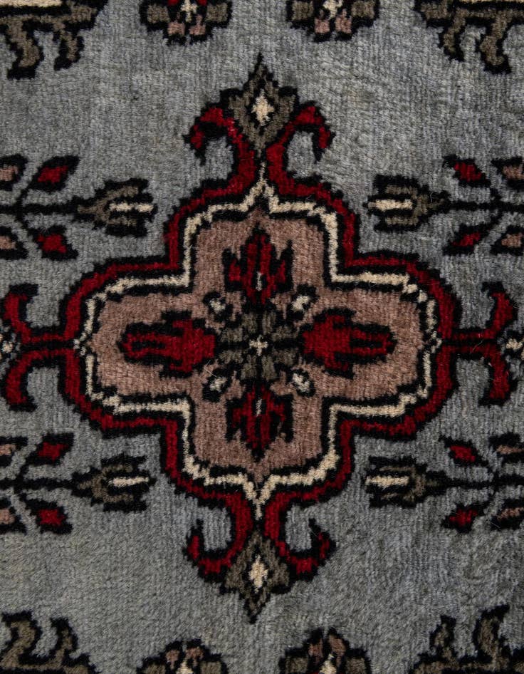 Detail image of 2' 7 x 4' 1  Hand Knotted Bokhara Oriental Wool Rug