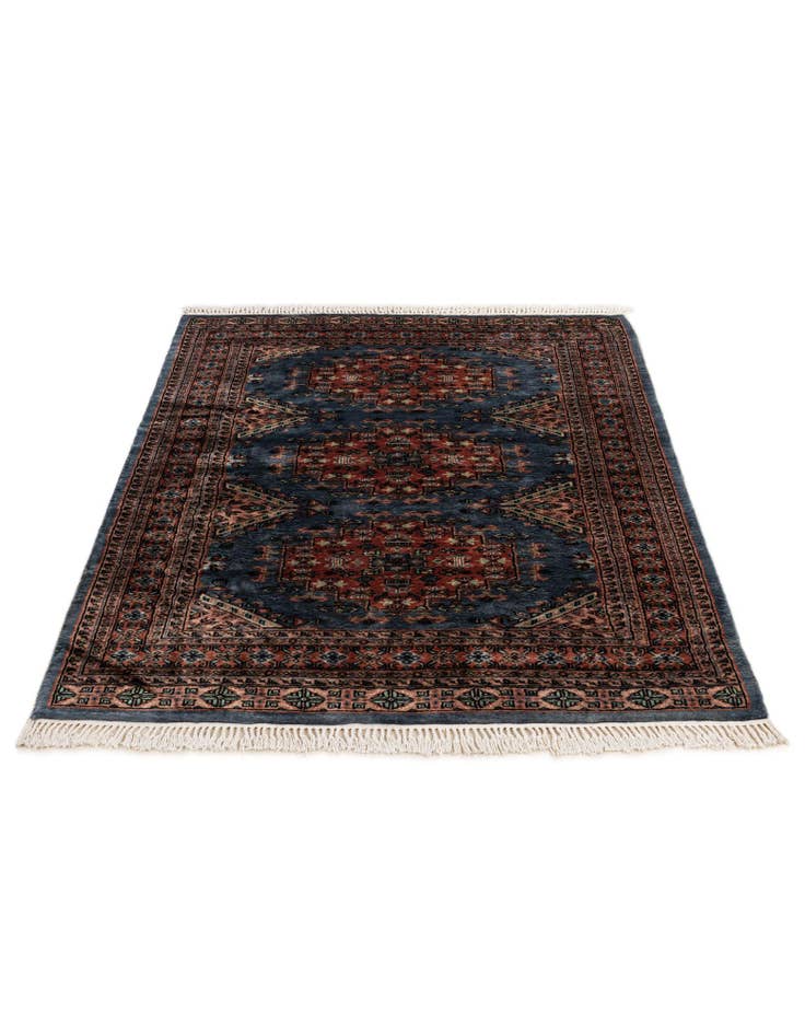 Detail image of 4' 4 x 6' 1 Hand Knotted Bokhara Wool Rug