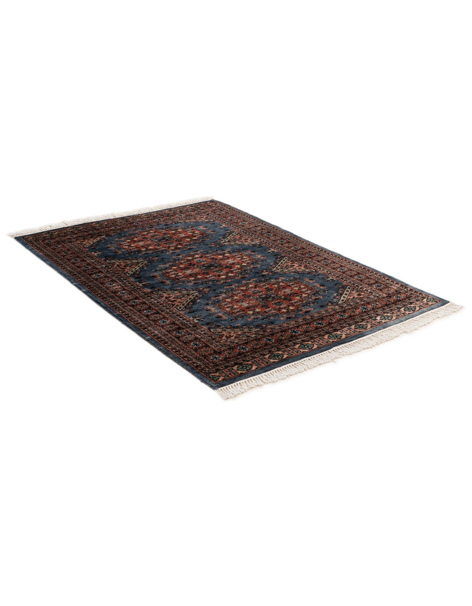 4' 4 x 6' 1 Hand Knotted Bokhara Wool Rug