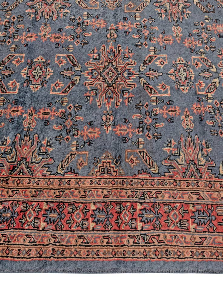 Detail image of 4' 3 x 5' 7 Hand Knotted Bokhara Oriental Wool Rug
