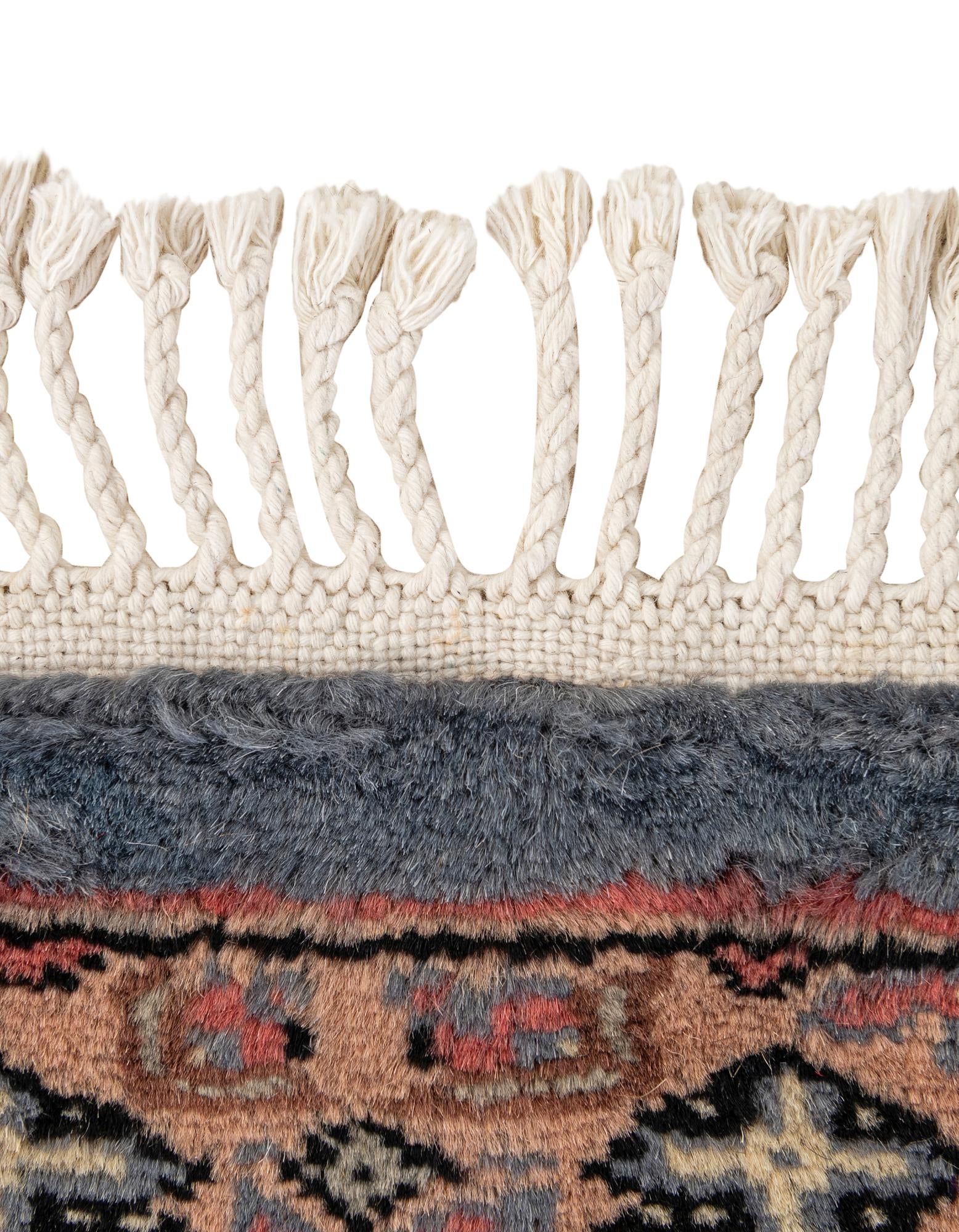 4' 3 x 5' 7 Hand Knotted Bokhara Oriental Wool Rug