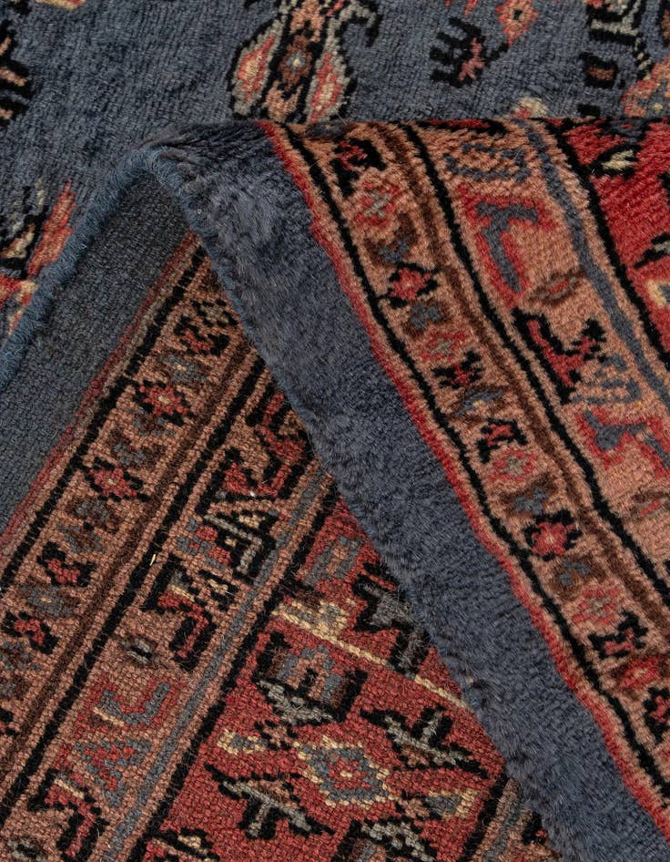 Detail image of 4' 3 x 5' 7  Hand Knotted Bokhara Oriental Wool Rug