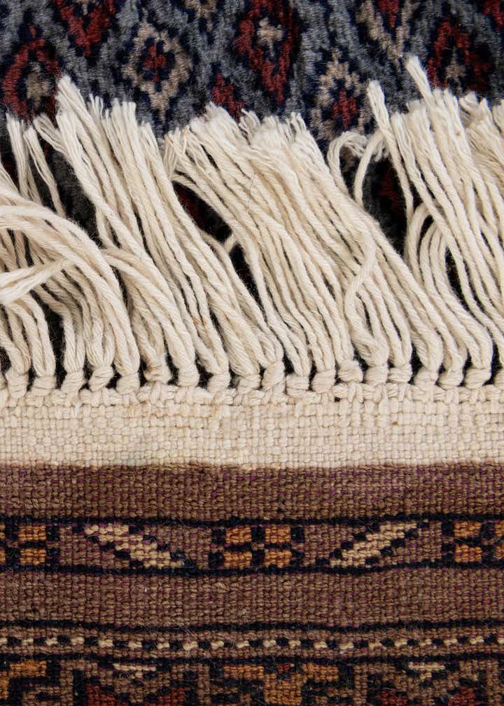 4' 2 x 6' 2 Hand Knotted Bokhara Oriental Wool Rug