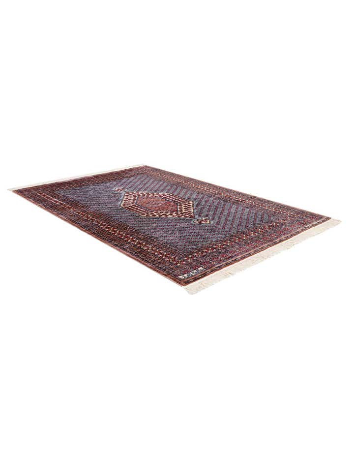 4' 2 x 6' 2 Hand Knotted Bokhara Oriental Wool Rug