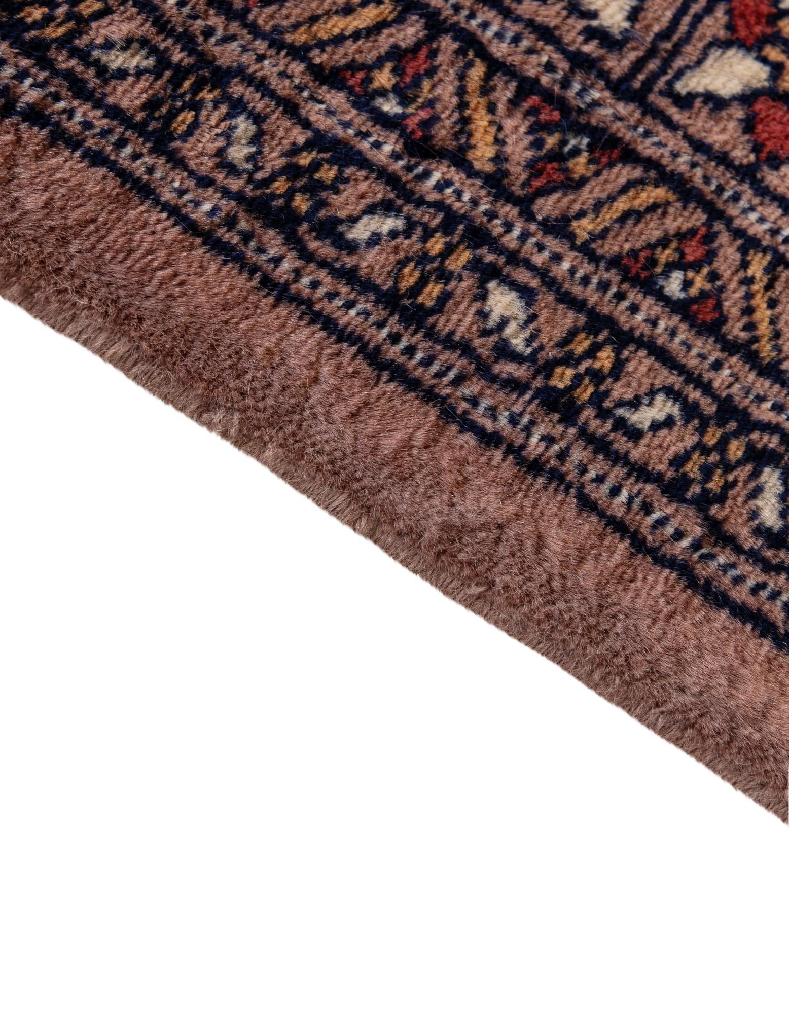 4' 2 x 6' 2 Hand Knotted Bokhara Oriental Wool Rug