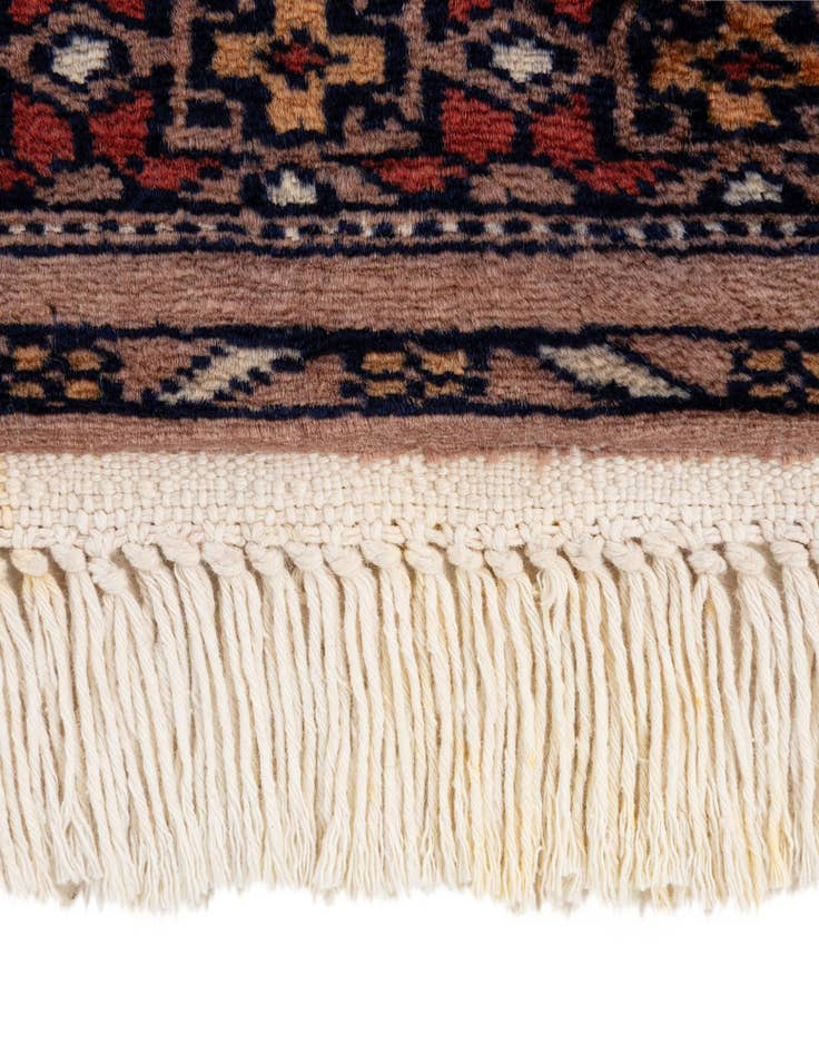 Detail image of 4' 2 x 6' 2  Hand Knotted Bokhara Oriental Wool Rug