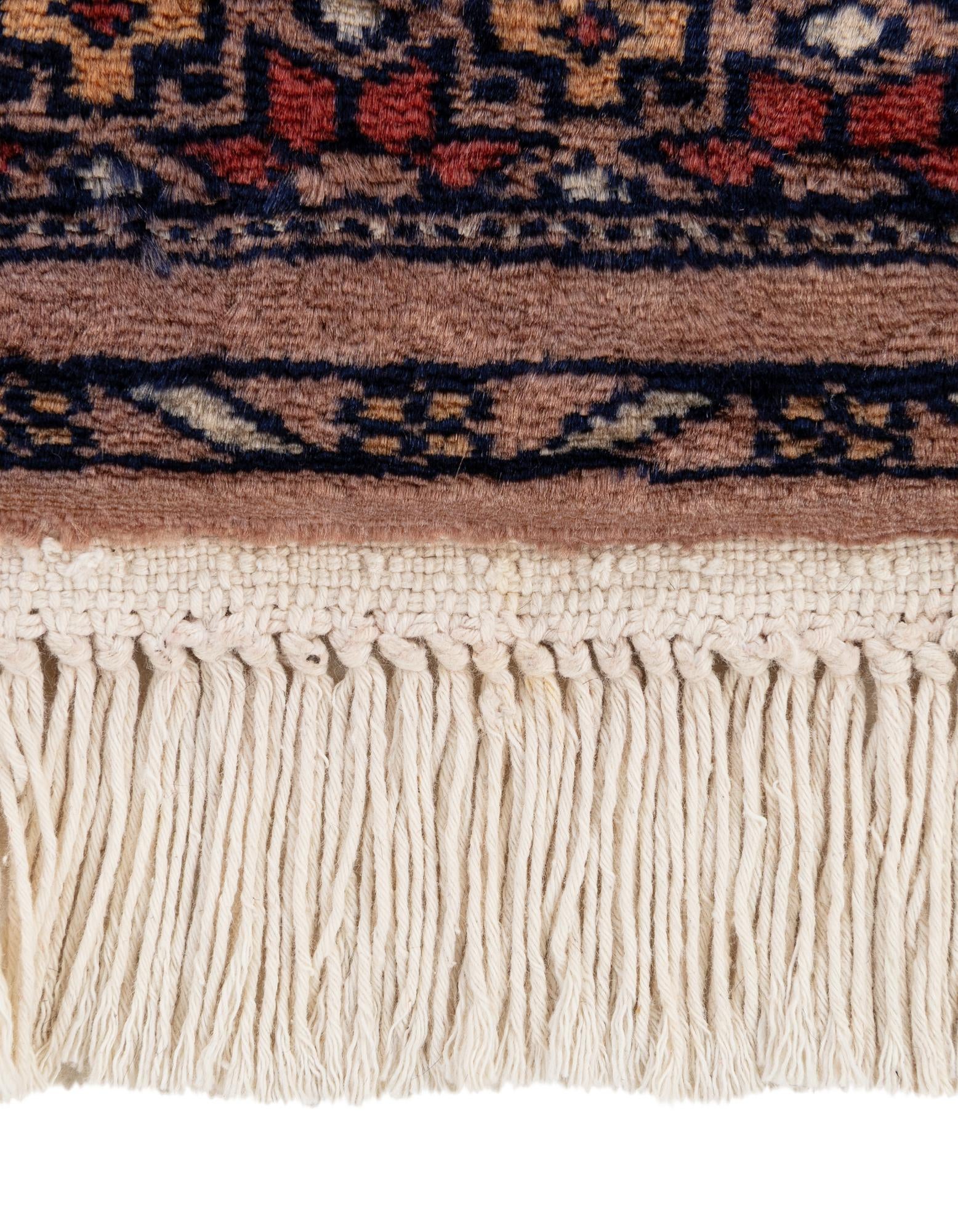 4' 2 x 6' 2 Hand Knotted Bokhara Oriental Wool Rug