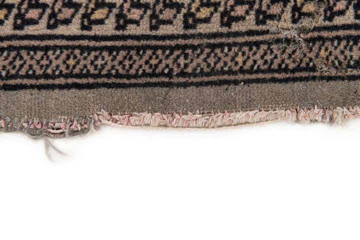 4' x 6' 4 Hand Knotted Bokhara Wool Rug