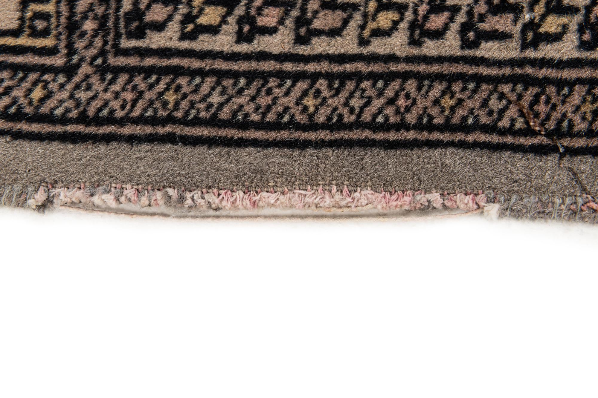 4' x 6' 4 Hand Knotted Bokhara Wool Rug