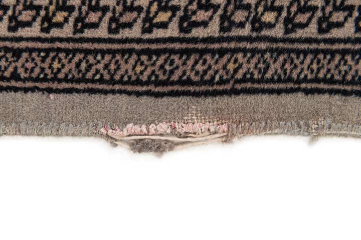 4' x 6' 4 Hand Knotted Bokhara Wool Rug