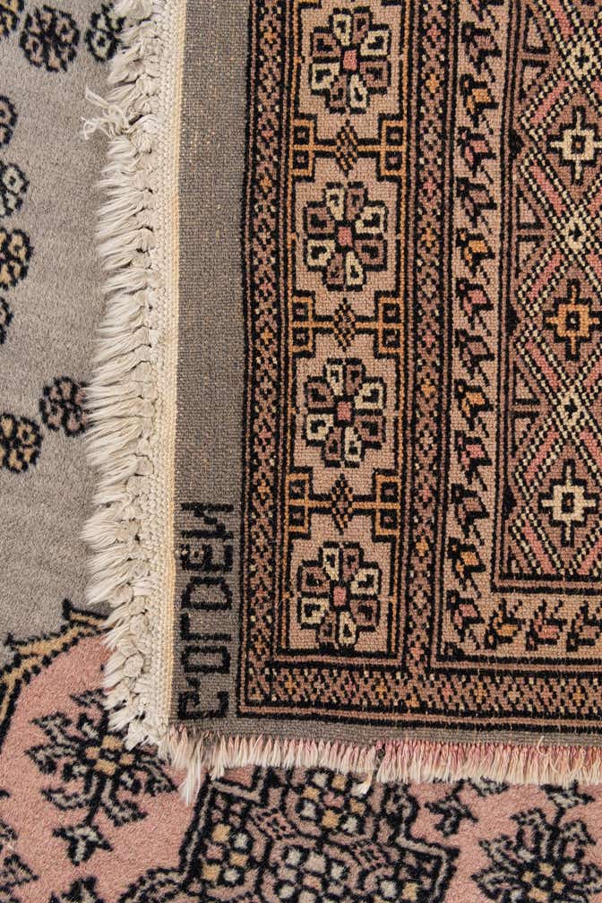 4' x 6' 4 Hand Knotted Bokhara Wool Rug