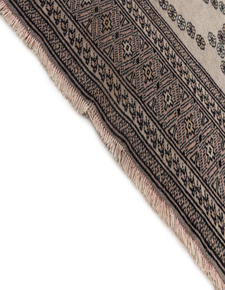 Detail image of 4' x 6' 4  Hand Knotted Bokhara Wool Rug