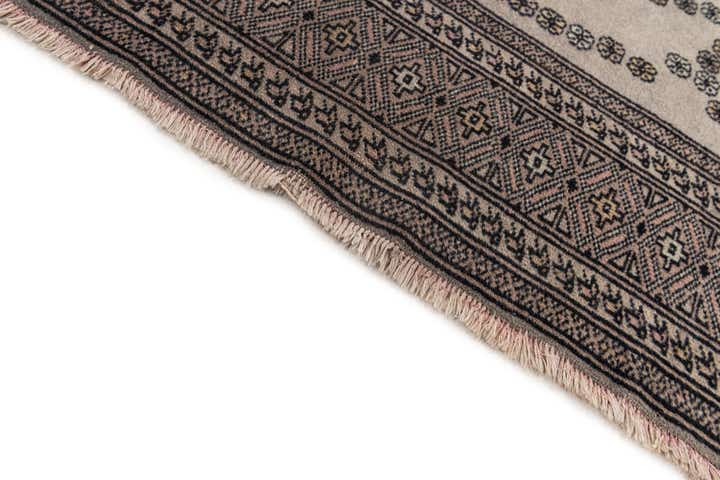 4' x 6' 4 Hand Knotted Bokhara Wool Rug