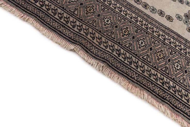 Detail image of 4' x 6' 4 Hand Knotted Bokhara Wool Rug