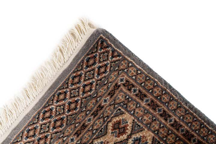 4' 6 x 6' 11 Hand Knotted Bokhara Oriental Wool Rug