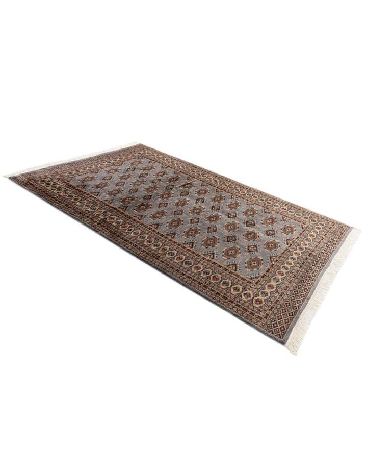 4' 6 x 6' 11 Hand Knotted Bokhara Oriental Wool Rug