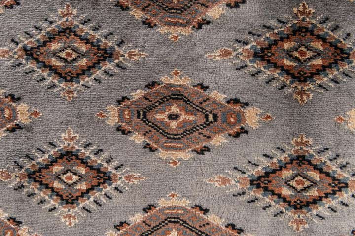 4' 6 x 6' 11 Hand Knotted Bokhara Oriental Wool Rug