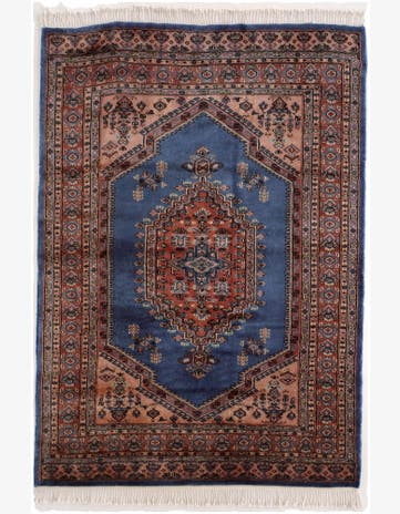 4' 4 x 6' 1 Bokhara Wool Rug