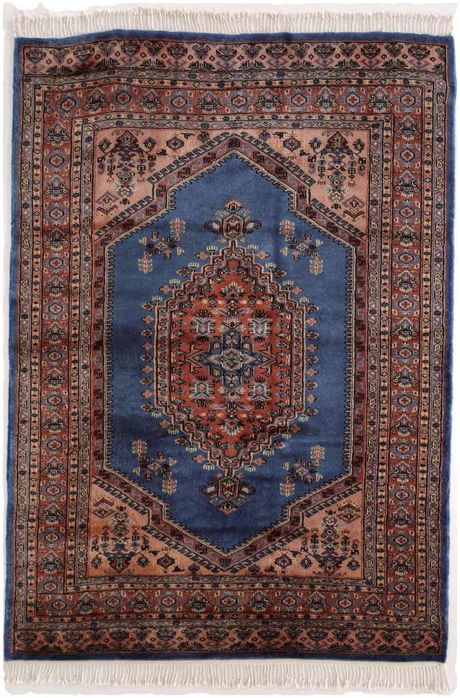 4' 4 x 6' 1 Bokhara Wool Rug