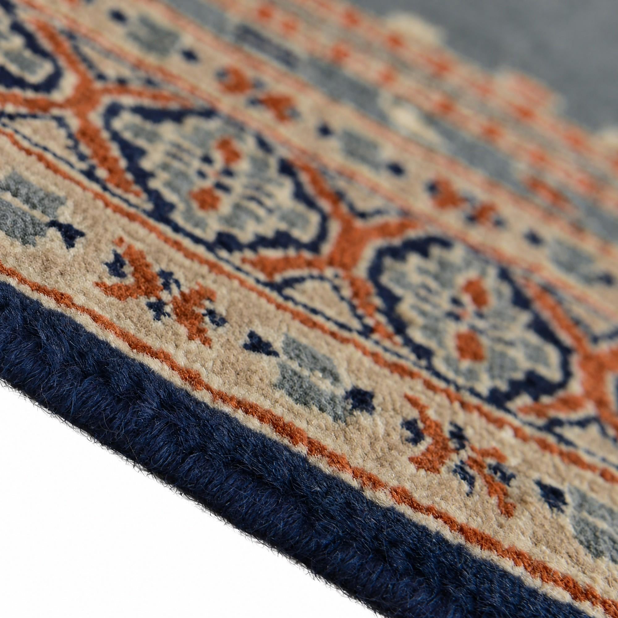 Detail image 8 of 12: 2' 8 x 4' 7 Hand Knotted Bokhara Oriental Wool Rug