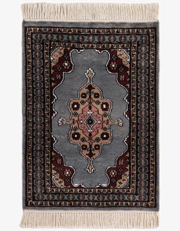 2' 2 x 2' 11 Hand Knotted Bokhara Oriental Rug