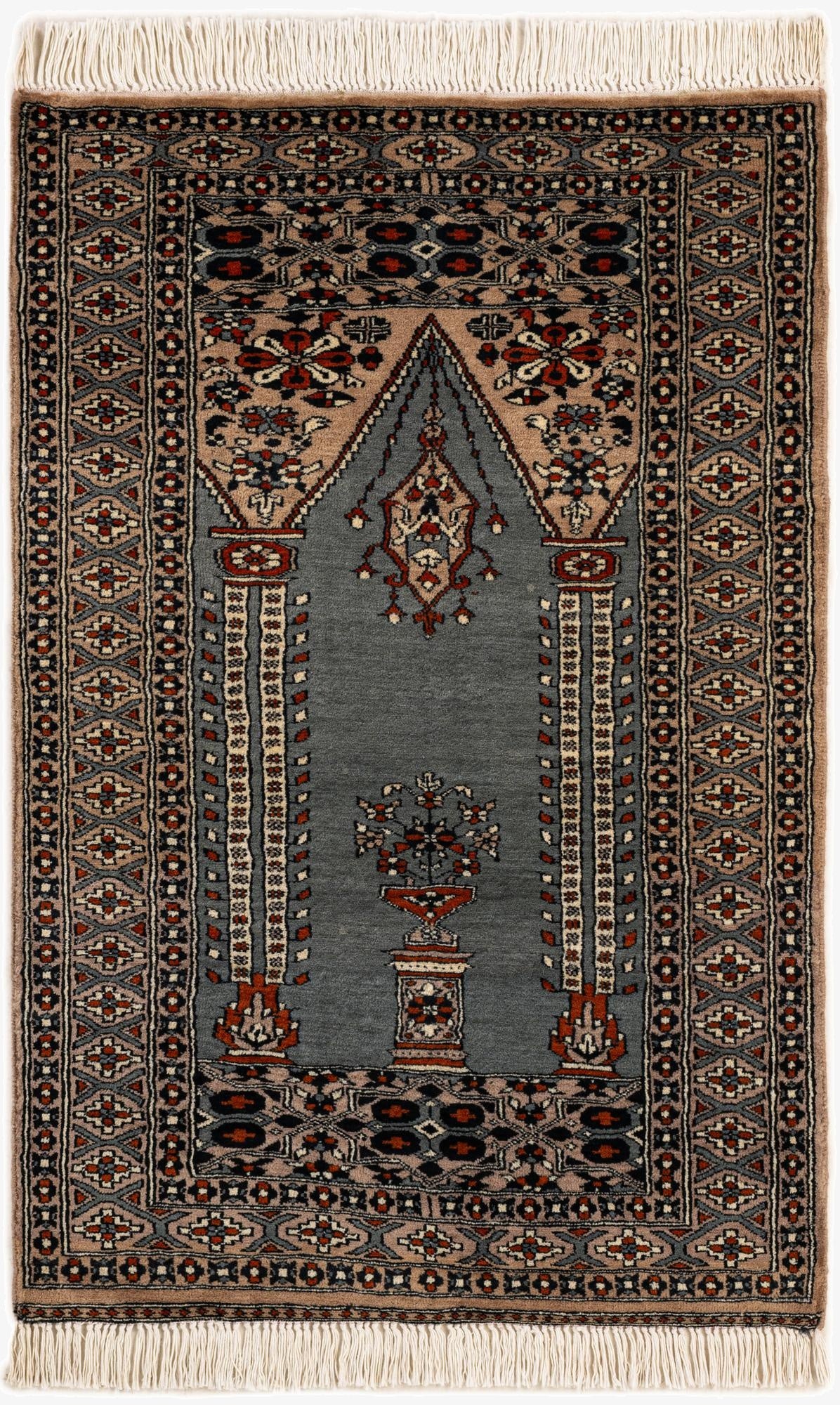 2' 9 x 4'  Hand Knotted Bokhara Wool Rug