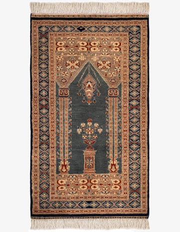 2' 8 x 4' 5 Hand Knotted Bokhara Oriental Wool Rug