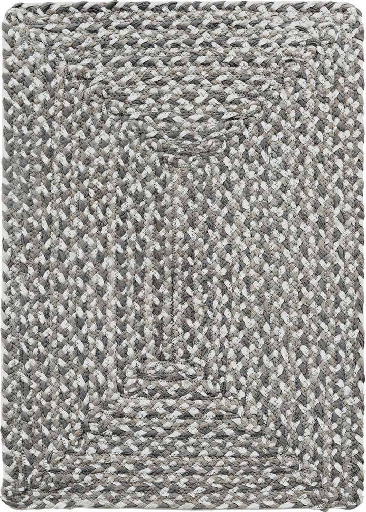 2' x 3' 1 Handmade Braided Chindi Rug