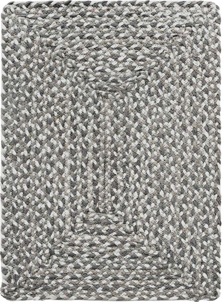 2' x 3' 1 Handmade Braided Chindi Rug